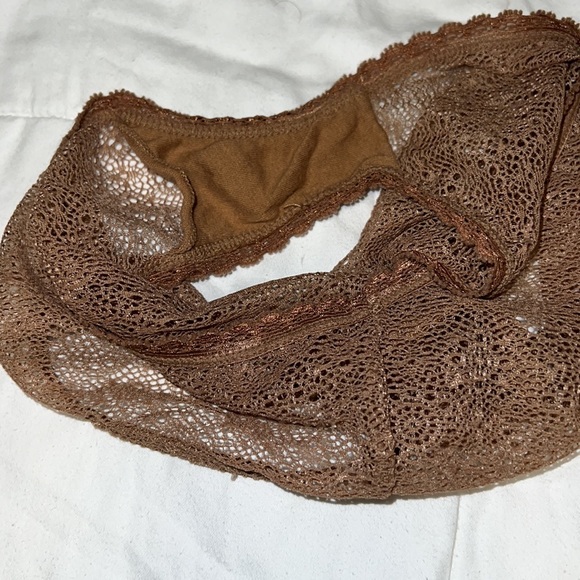 NWOT 2 Pack Xhilaration Lace Boy Cut Undies Size Small Brown & Neon Yellow - Picture 4 of 5